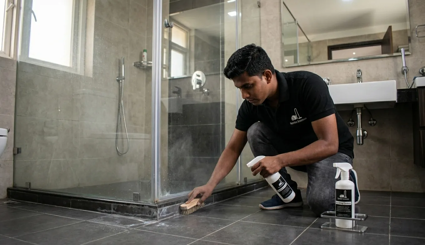 Tile and grout deep cleaning in Miyapur Tile and grout deep cleaning in Miyapur